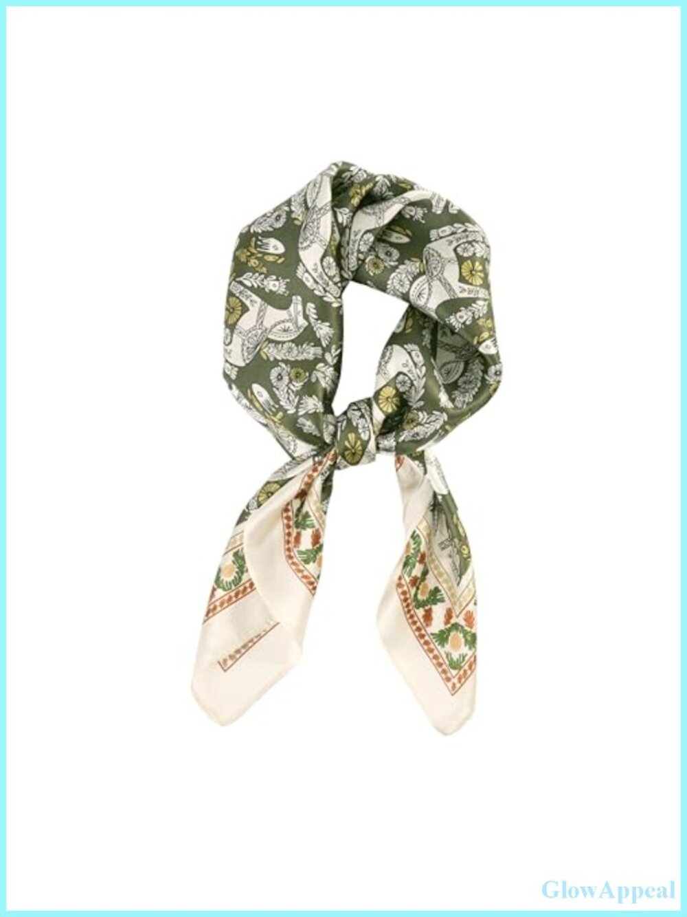 100% Mulberry Silk Square Scarf Fashion Bandana 26x26